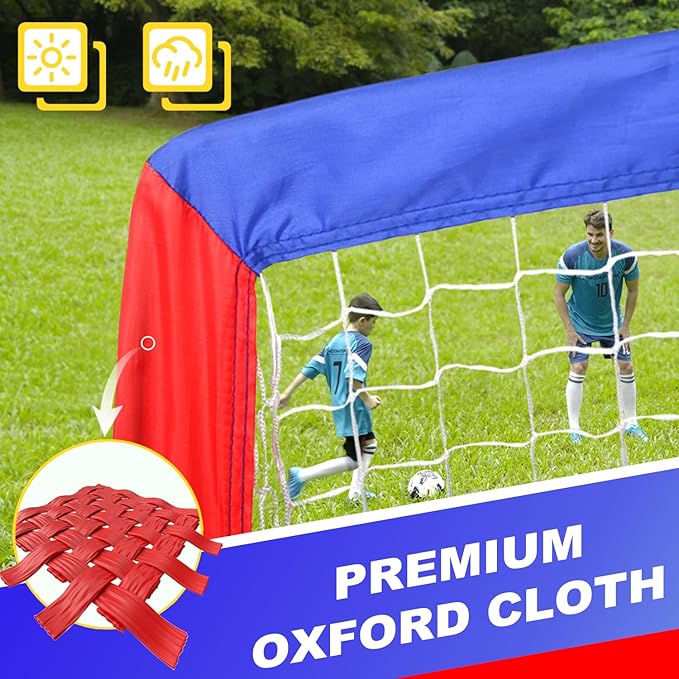 Soccer Goal, Portable Soccer Goals for Backyard, Pop Up Soccer Goal, Soccer Net for Indoor or Outdoor Practice and Training