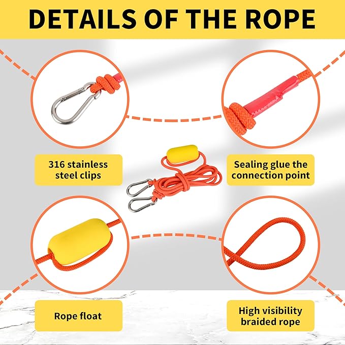 500D Sand Anchor for Small Boats, Power Watercrafts, 2 in 1 PWC Jet Ski Anchor Kit with Adjustable Buoy, Waterproof Dry Bag for Jet Ski, Kayak, Boat, Hiking Foldable Sandbags