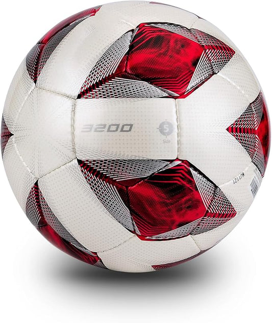 Soft PU Leather Soccer Ball, Indoor Outdoor Team Sports, Training Practicing Game Match Soccer Ball Gift for Adult Youth, 1pcs