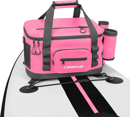 Waterproof Shell 24 cans Paddle Board Cooler Bag, Sup Deck,Kayak Cooler Bag Accessories