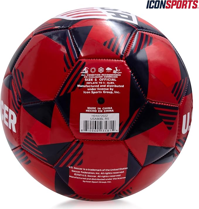 Icon Sports Officially Licensed Tottenham Hotspur Regulation Size 5 Soccer Ball