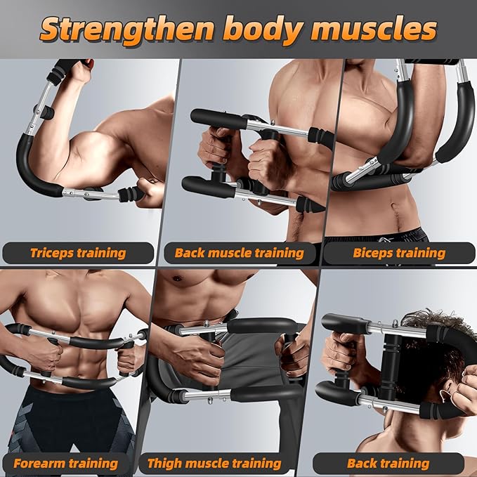 Twister Arm Trainer, Women's arms, Men's Chest, Shoulder and Forearm Muscle Training Fitness Equipment, Portable Spring Resistance Home Fitness Equipment