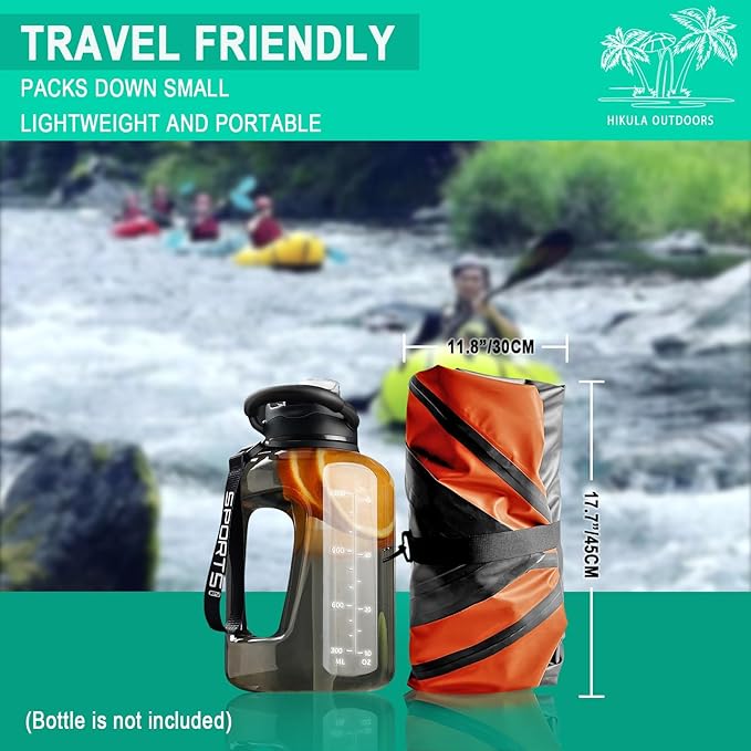 TPU Packraft Inflatable Lightweight Kayak - 1 Person Packraft, Ideal for Adults&Kids with Soft Seat, Litewater Dinghy for Flat Water Rafting, Fishing & Adventure, Rapid Inflate