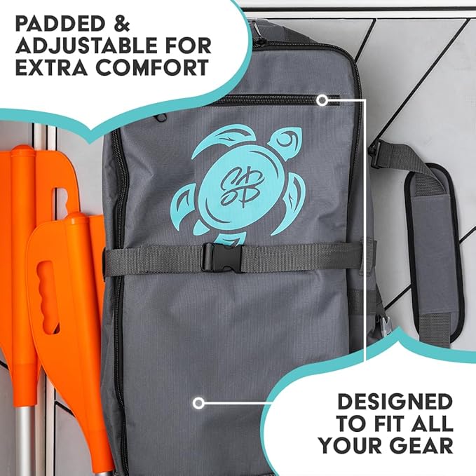 Paddle Board Backpack- Travel Backpack Bag for Paddle Board- Large Capacity Surfboard Bag- Paddle Board Bag for Water Sports- Waterproof Storage Bag- Backpack for Paddle Boards