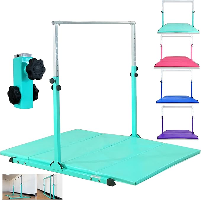 MARFULA Gymnastic Bar for Kids Gymnastic Kip Bar Horizontal Bar Gymnastic Training Equipment for Kids 3-15 Years Home and Club Use