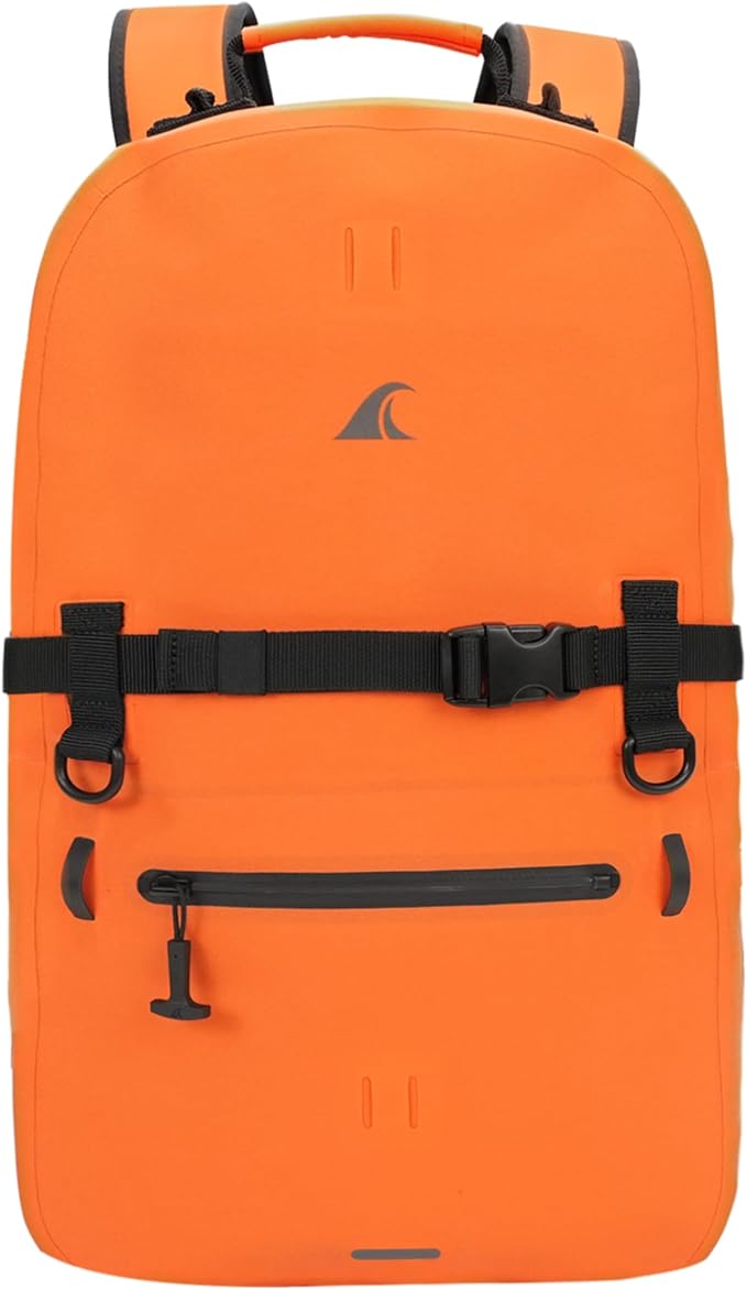 Breakwater Supply™ Waterproof IP68 Submersible Backpack with Airtight Zippers | Laptop Travel Outdoors | Fogland 25L 20L 15L