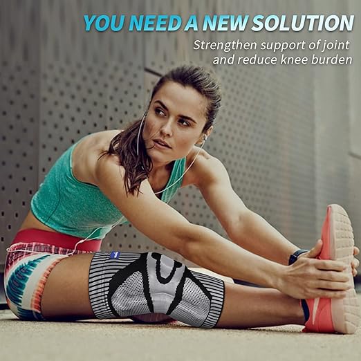 NEENCA Knee Brace for Knee Pain Relief, Medical Knee Support with Patella Pad & Side Stabilizers, Compression Knee Sleeve for Meniscus Tear, ACL, Arthritis, Joint Pain, Runner, Sport