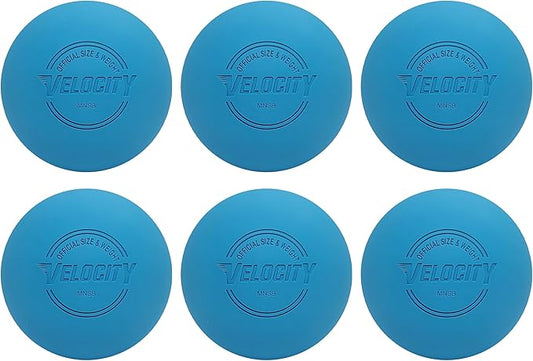 Velocity Lacrosse Balls - 1, 2, 3, 6, 12, 18, 24, 36, 60 and 120 Packs - for Practice, Official NFHS and College Approved Size