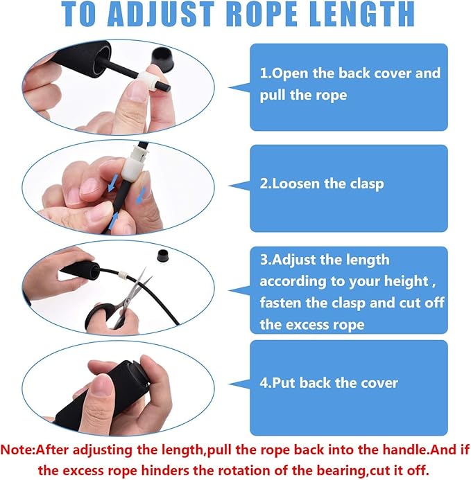 Speed Jump Rope Skipping - Blazing Fast Jumping Ropes - Endurance Workout for Boxing, MMA, Workout Equipment Martial Arts or Just Staying Fit Adjustable for Men, Women and Children