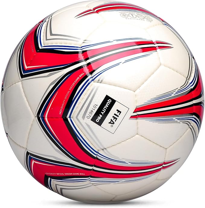 Soft PU Leather Soccer Ball, Indoor Outdoor Team Sports, Training Practicing Game Match Soccer Ball Gift for Adult Youth, 1pcs