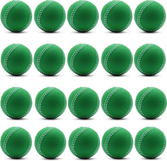 Magicorange Baseball, Foam Baseballs 20 Pack Practice Training Baseballs Unmarked Baseball Soft Toss, Batting, Fielding, Hitting, Pitching