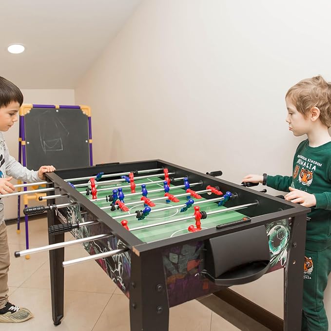 26 Pcs Foosball Men, Resin Foosball Replacement Parts, Table Soccer Player Set for Tournament Foosball, 13 Red and 13 Blue