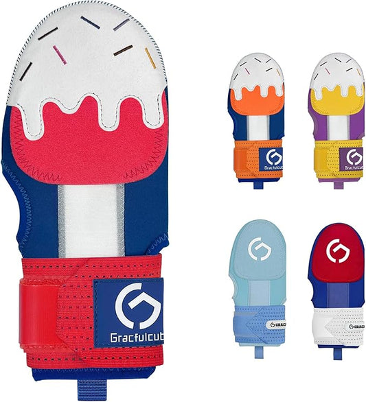 Gracfulcub Baseball Sliding Mitt, Baseball Glove Softball Guard, Ergonomic Design Protecting Fingers for Basic Base Running