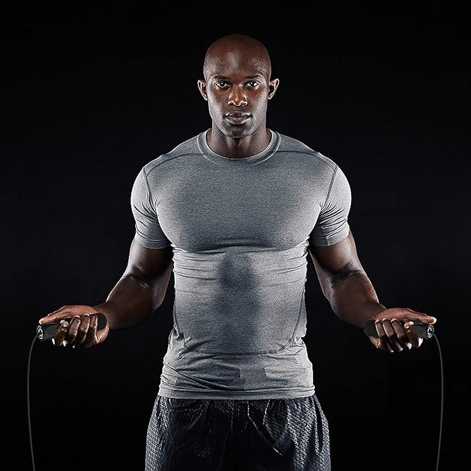 Speed Jump Rope Skipping - Blazing Fast Jumping Ropes - Endurance Workout for Boxing, MMA, Workout Equipment Martial Arts or Just Staying Fit Adjustable for Men, Women and Children