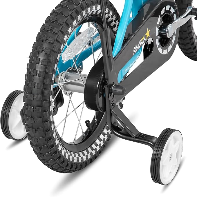 JOYSTAR Little Daisy Kids Bike for Girls Boys Ages 2-7 Years, 12 14 16 Inch Girls Bikes with Doll Bike Seat & Streamers, Boys Bike with Flag & Number Plate, Multiple Colors