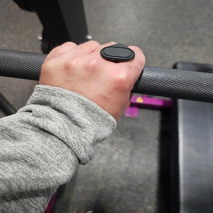 Yeebline 2 Pack Gym Grips Weight Lifting Grips, Ergonomics Workout Rubber Fingerless Anti-Slip Rypt Grip Hand Protector Gloves for Exercise, Weight Lifting, Dumbbell