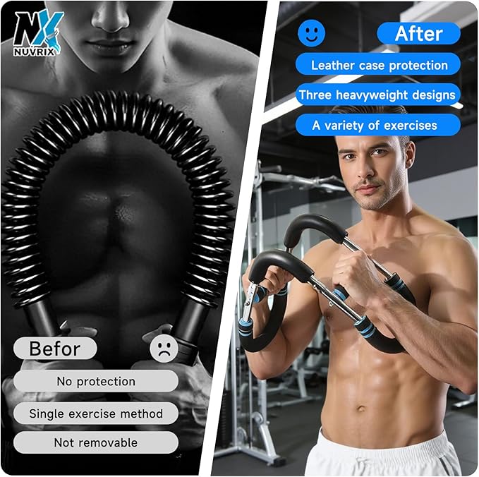 Twister Arm Trainer, Adjustable 60-100lb Chest Workout Equipment for Men & Women,Muscle Builder & Strength Training for Arms, Chest and Shoulder Muscle Strength Exerciser Training. Arm Strengthener.