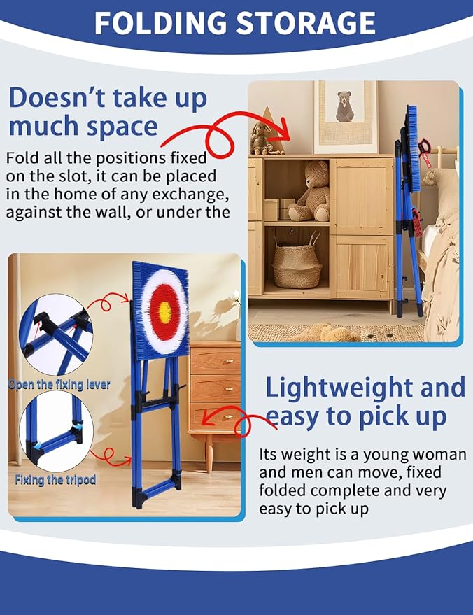Axe Throwing Bristle Target with 8 Throwing Axes Set,Axe Throwing Game for Indoor & Outdoor,Yard Games,Carnival Games