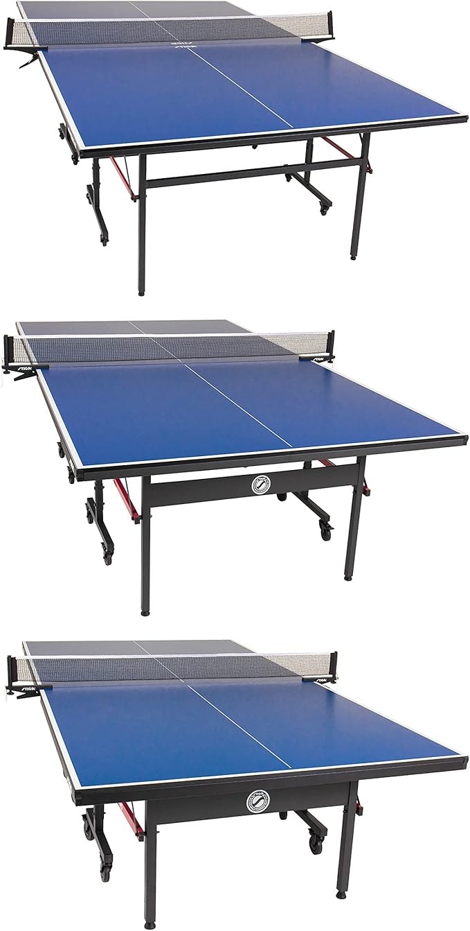 STIGA Advantage Series Ping Pong Tables - 13, 15, 19, and 25mm Tabletops - Quickplay 10 Minute Assembly - Playback Mode - Recreational to Tournament Level