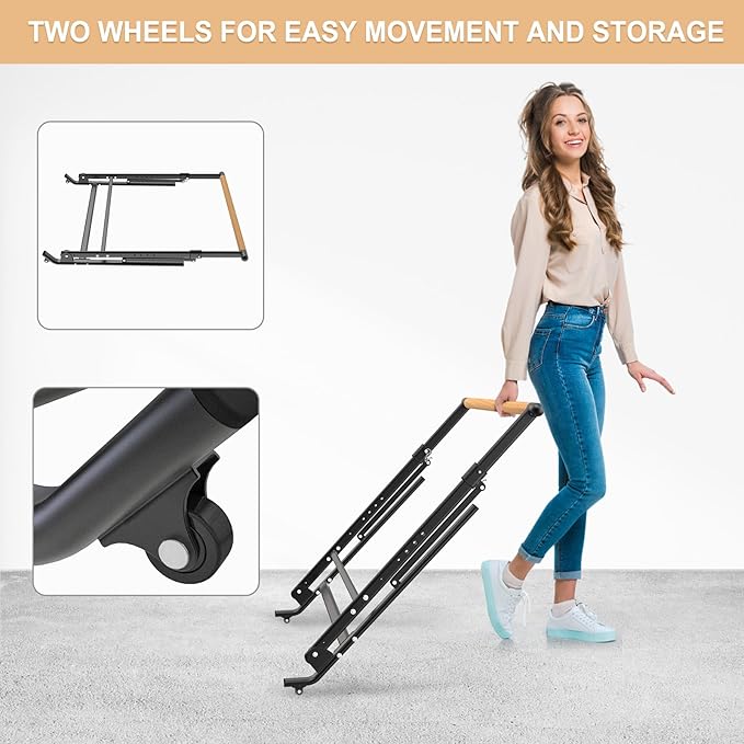 Height Adjustable Ballet Barre, Heavy Duty Freestanding Dance Bar, Anti-Slip Sturdy for Kids & Adults, Ideal for Home, Ballet, Fitness, Yoga