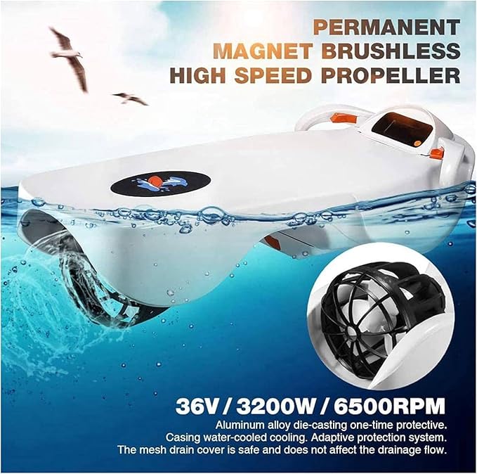 SurfboardWater Propeller, Adult Electric Surfboard, Underwater Scooter Sea Scooter, Smart Somatosensory Surfing Board Swimming Aids
