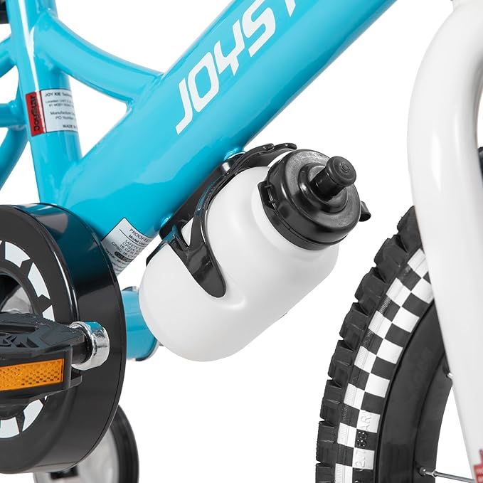 JOYSTAR Little Daisy Kids Bike for Girls Boys Ages 2-7 Years, 12 14 16 Inch Girls Bikes with Doll Bike Seat & Streamers, Boys Bike with Flag & Number Plate, Multiple Colors