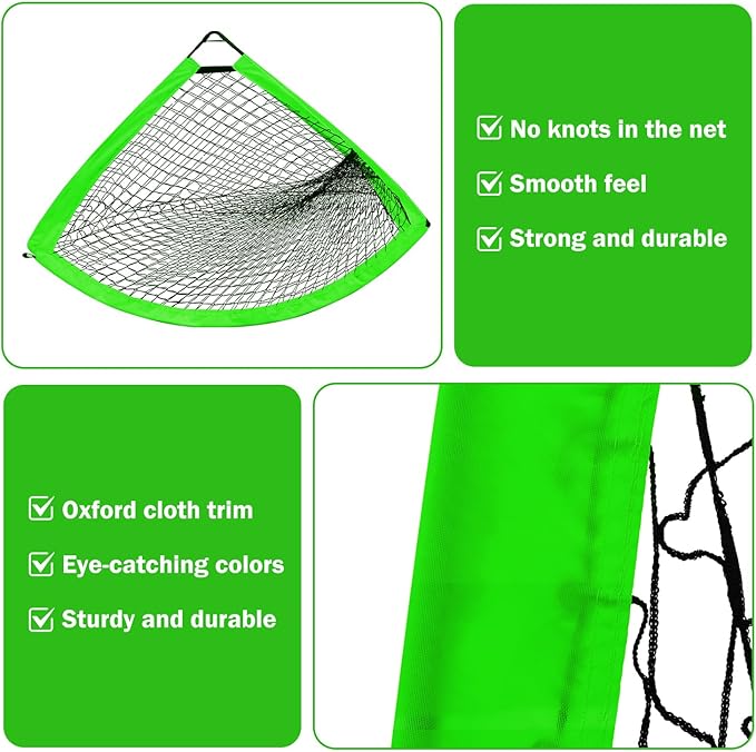 6x4 FT Kids Soccer Goals for Backyard - 2 Pack Soccer Nets, Portable Pop Up Goal Set with Training Mat, Cones, Target & Ball - Soccer Training Equipment Gift for Boys/Girls Ages 3-12