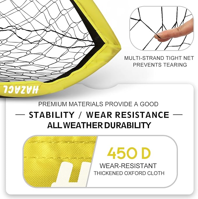 Kid Soccer Goals for Backyard Portable Soccer Nets for Backyard Large Pop Up Soccer Goals Nets with Carry Bag for Indoor or Outdoor