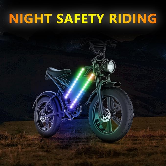 LED Bike Lights for Night Riding,Can Be Cropped,Waterproof,for Kids, Adults, Boys and Girls