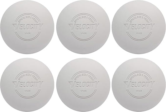 Velocity Lacrosse Balls - 1, 2, 3, 6, 12, 18, 24, 36, 60 and 120 Packs - for Practice, Official NFHS and College Approved Size