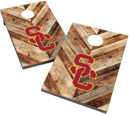 College Team Cornhole Boards, 2x4 Bag Toss Game Set, Officially Licensed Cornhole Game, Perfect for Tailgates