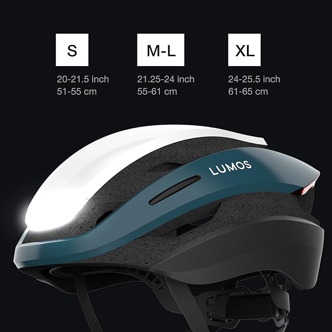 Lumos Ultra Smart Bike Helmet | Customizable Front and Back LED Lights with Turn Signals | Road Bicycle Helmets for Adults: Men, Women