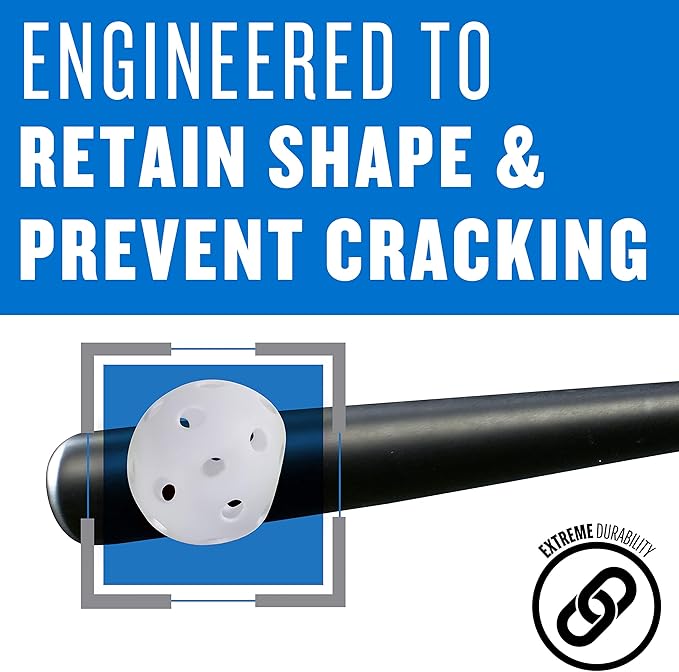 Baseball & Softball 5 Piece Base Set + 5 Piece Plastic Training Balls - Improve Power and Agility - Baseballs Accessories Fun for All Ages