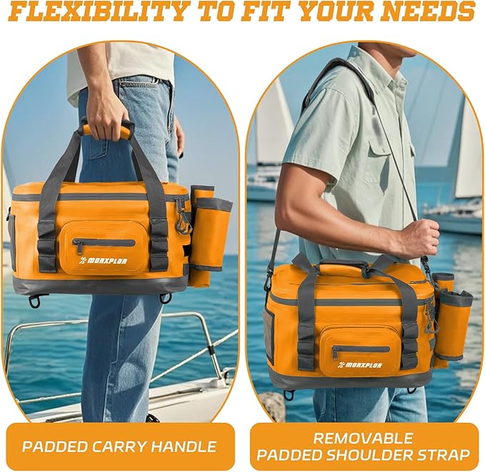Waterproof Shell 24 cans Paddle Board Cooler Bag, Sup Deck,Kayak Cooler Bag Accessories