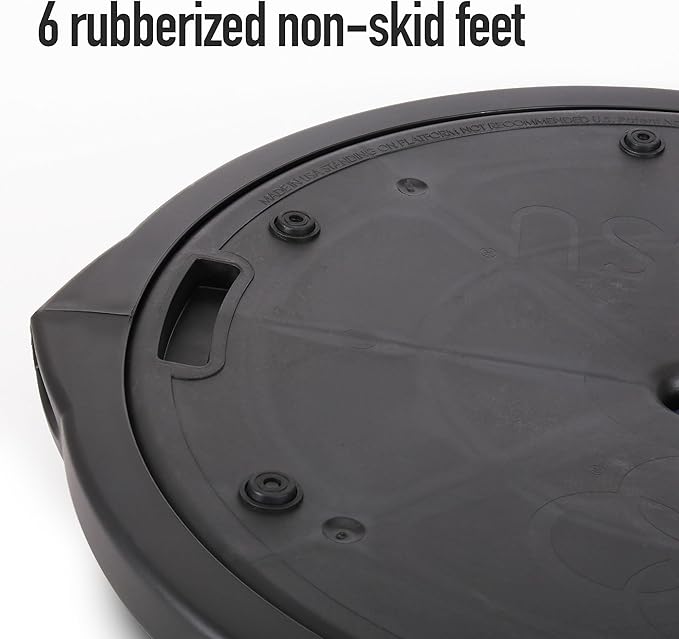 Bosu Half Ball Home Balance Exercise Trainer for Strength and Flexibility Workouts with Built to Last Burst Resistant Material and Hand Pump