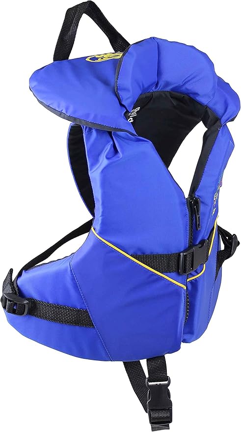 Stohlquist Infant Life Jacket, US Coast Guard Approved, Type II Life Vest (20-30 lbs) for Babies and Toddlers, Support Collar with Grab Handle, PFD for Pools, Lakes and Boating