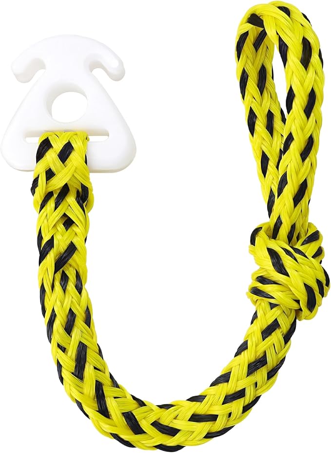 Boat Tow Rope 60ft 3-6K, Floating Ropes for Towable Tubes，Watersport Accessories