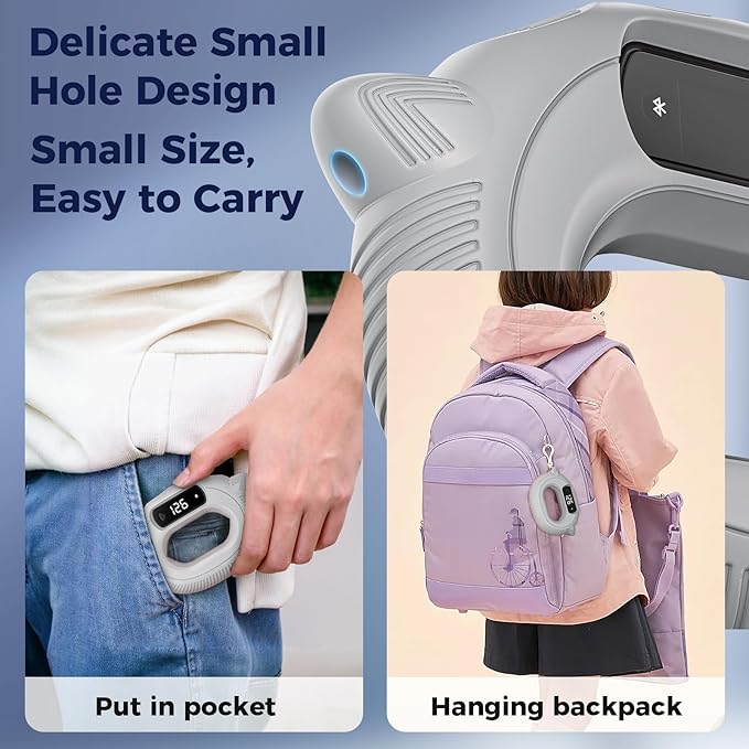 Smart Hand Grip Strengthener for Exercise and Fun, Gorifei Grip Strengthener with Comfortable and Soft Silicone Material, Suitable for Grip Strength Training, 5 Games Available and Control Shorts Browsing&Photos Taking on Phone