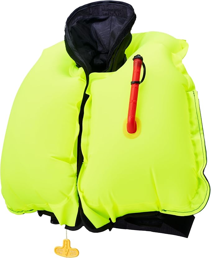 BLUESTORM Stratus 35 Inflatable Life Jacket PFD for Adults | US Coast Guard (USCG) Approved Automatic Self Inflating Life Vest Preserver with Manual Ripcord