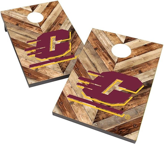 College Team Cornhole Boards, 2x4 Bag Toss Game Set, Officially Licensed Cornhole Game, Perfect for Tailgates