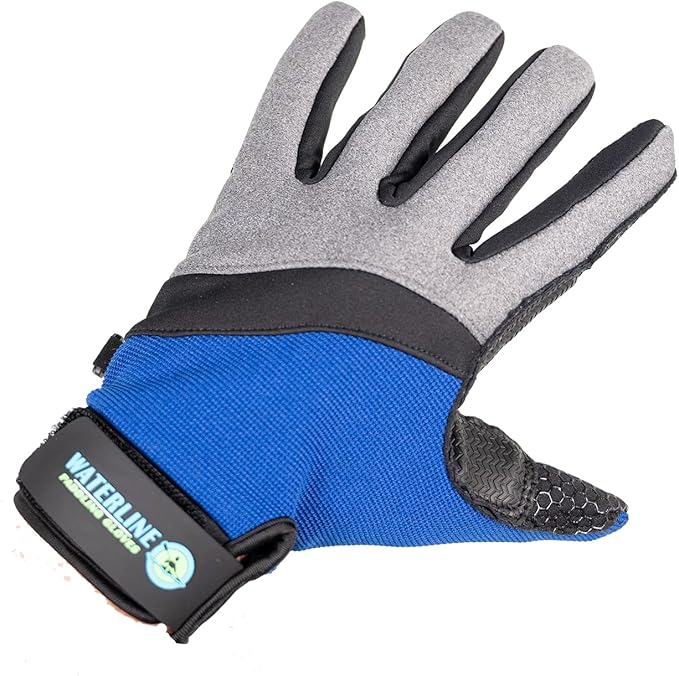 Waterline Full Finger Paddling Gloves for Kayaks, Canoes and SUP Paddle Boards