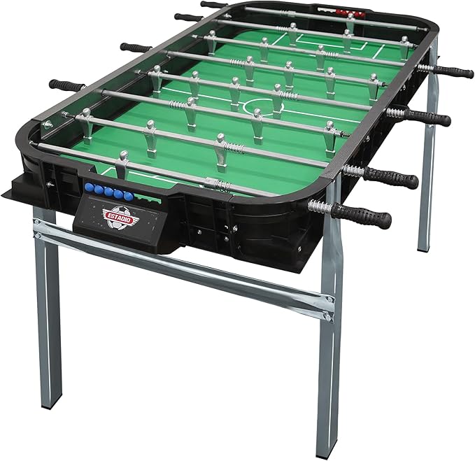 Outdoor Foosball Table Adult Size - Game Tables for Adults with Balls & Players - Soccer Table Game for Indoor Use - Weatherproof Perfect for Tournaments