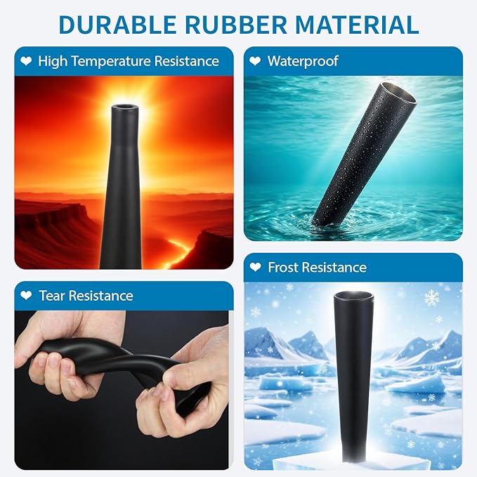 2PCS Replacement Batting Tee Topper Compatible with Tanner,Rubber Cup for Baseball Softball Practice Training,Black