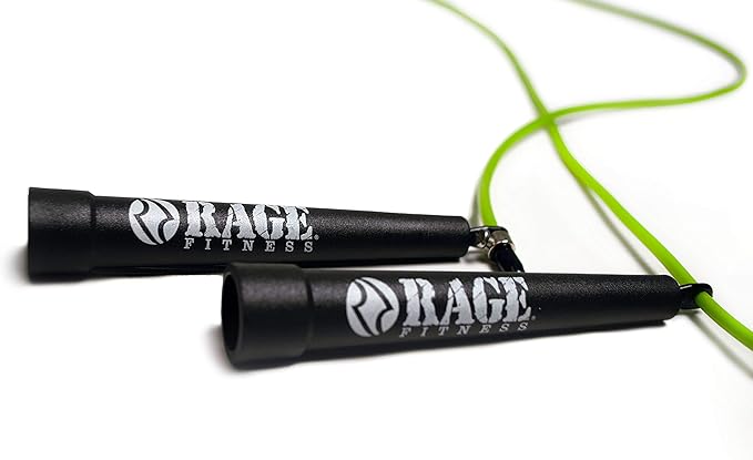 R2 Jump Rope - Green PVC Training Rope with Speed Bearing Handles