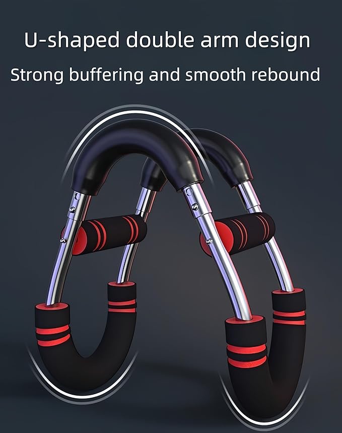 Twister Arm Exerciser,80-110lb Adjustable Spring Workout Bar, Forearm Triceps Chest Enhanced Exercise Strengthener,Portable Home Fitness Equipment, Detachable Design Fitness Anywhere