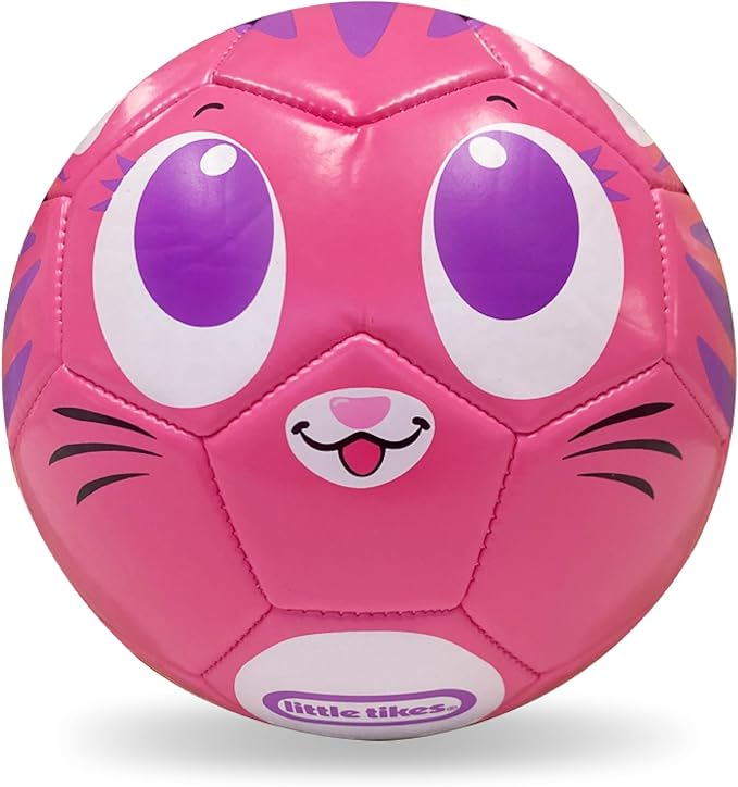Little Tikes Kitty Soccer Ball – Soft, Lightweight Toddler Soccer Ball for Indoor & Outdoor Play – Designed for Ages 36+ Months