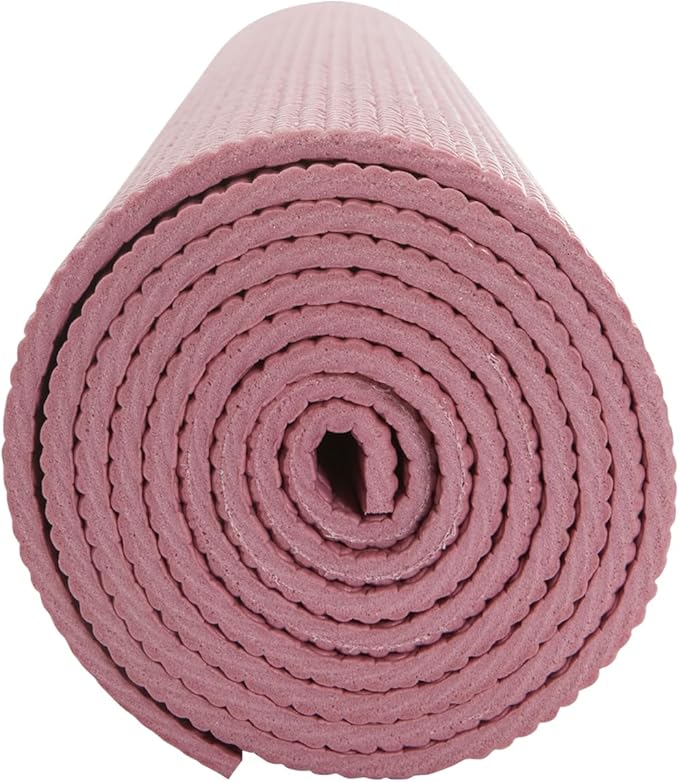 Everyday Yoga Deluxe Mat - 72"L x 24"W Non Slip Exercise Mat, Anti-Tear, 3-5mm Thickness for Yoga, Pilates & Floor Workouts