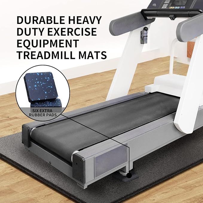 PROIRON Heavy Duty Exercise Equipment Mat, Treadmill Mat - 45"x32", 48"x24", 78"x36" - Floor Protector for Home Gym, Exercise Bike, Weight Bench, Rowing Machine, Cross Trainer