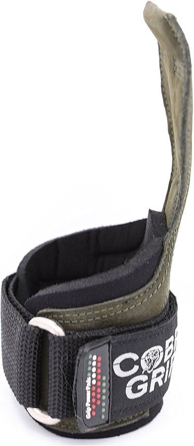 Cobra Grips PRO Weight Lifting Gloves Heavy Duty Straps Alternative Power Lifting Hooks for Deadlifts Adjustable Neoprene Padded Wrist Support Bodybuilding