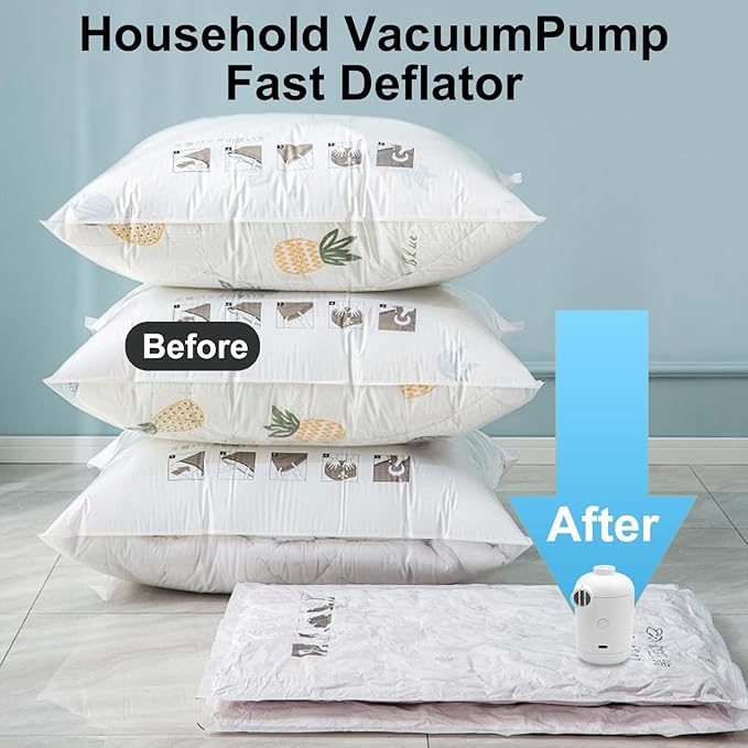 3T6B USB Rechargeable Air Mattress Pumps, Portable Air Pump with 4 Nozzles for Outdoor Camping, Air Mattress, Inflatable Couch, Pool Toy